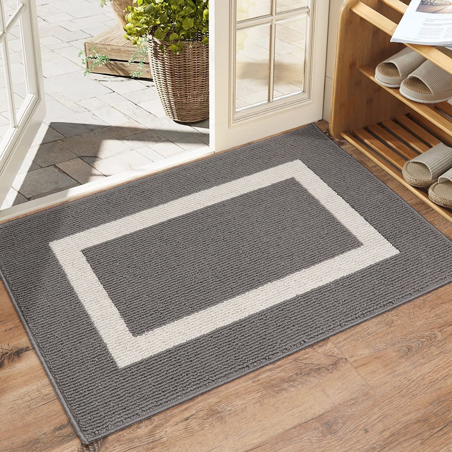 Elegant Minimalist Carpet for Home Light Grey