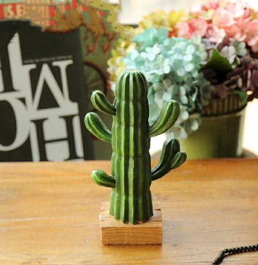 Nordic Minimalist Ceramic Cactus Sculpture
