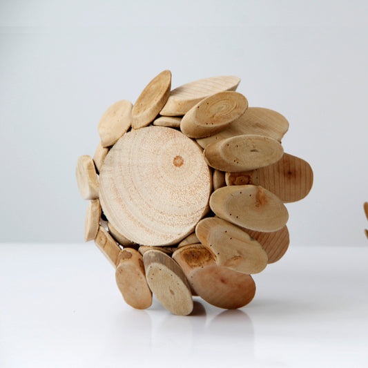 Wooden Candlestick holder