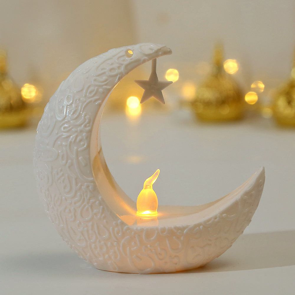 Flameless Arabian Lantern - Perfect for Ramadan & Home Decor nightlight