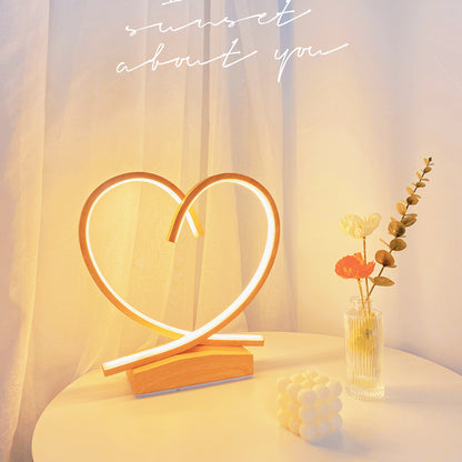 Heart Shaped Lamp. Home Decor. Bedside lamp. Heart. Lamp. Homestyle Haven. 