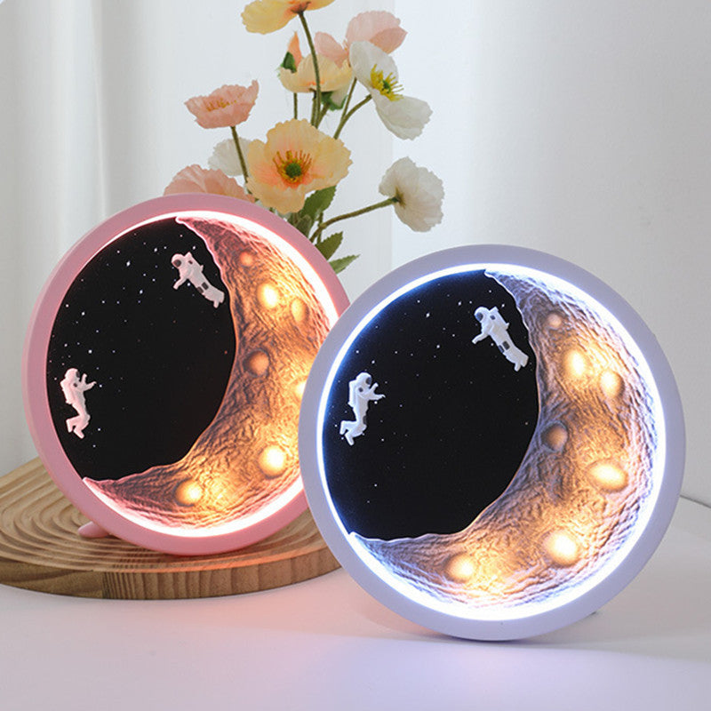 Moon Astronaut Wireless Bluetooth Speaker with Futuristic Design