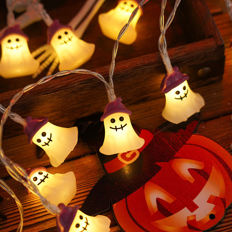 Pumpkin, Ghost, and Bat LED Lights for Halloween