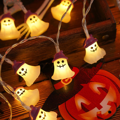 Pumpkin, Ghost, and Bat LED Lights for Halloween