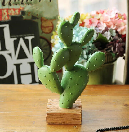Stylish Cactus Sculpture for Scandinavian Interiors Accent