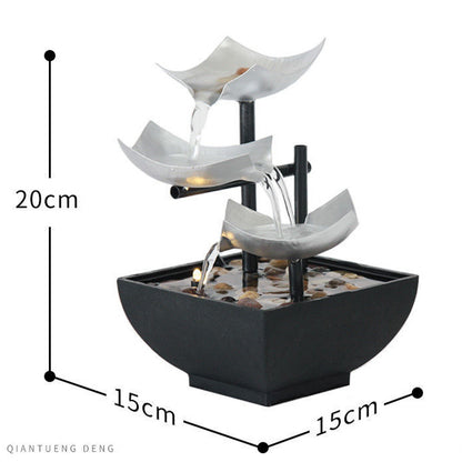 Zen Flowing Water Desktop Fountain for Relaxation Measurement