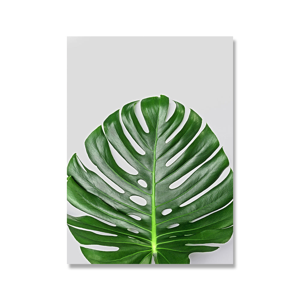 green plant canvas home decor natural