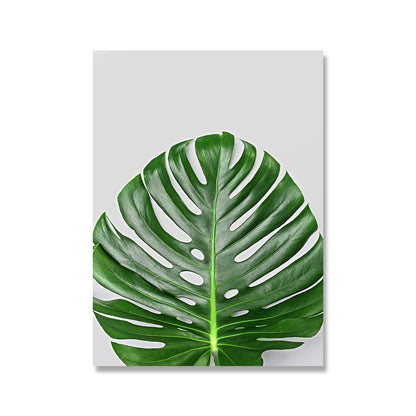 green plant canvas home decor natural